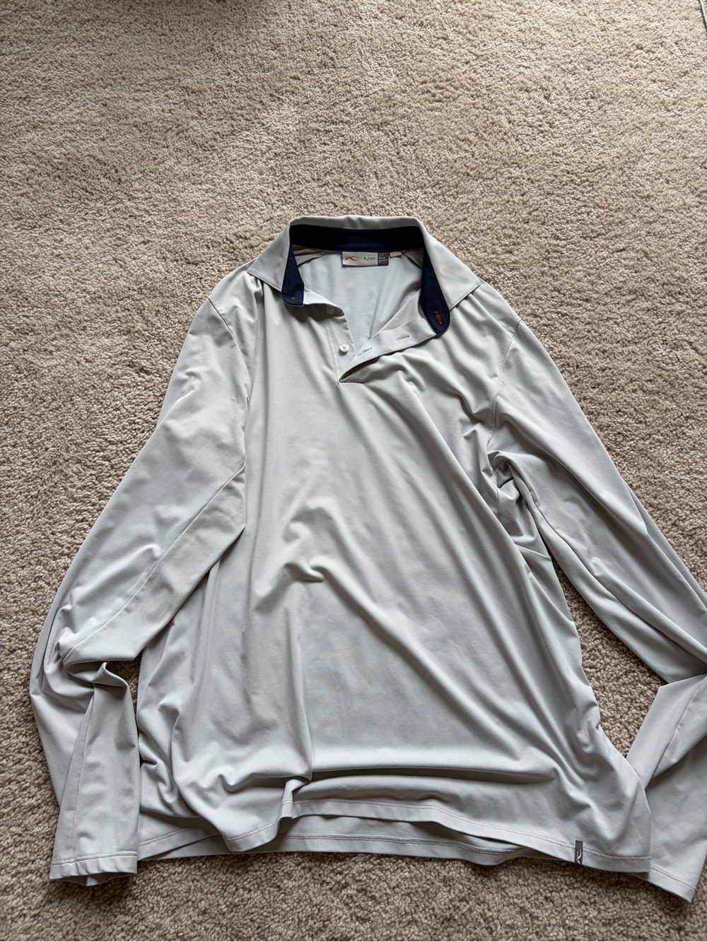 Kjus long sleeve golf shirt